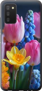Чехол на Samsung Galaxy A03s A037F Весенние цветы