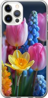 Чехол на iPhone 12 Весенние цветы