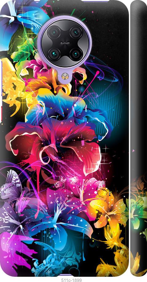 Чехол на Xiaomi Redmi K30 Pro Абстрактные цветы