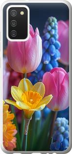 Чехол на Samsung Galaxy A02s A025F Весенние цветы