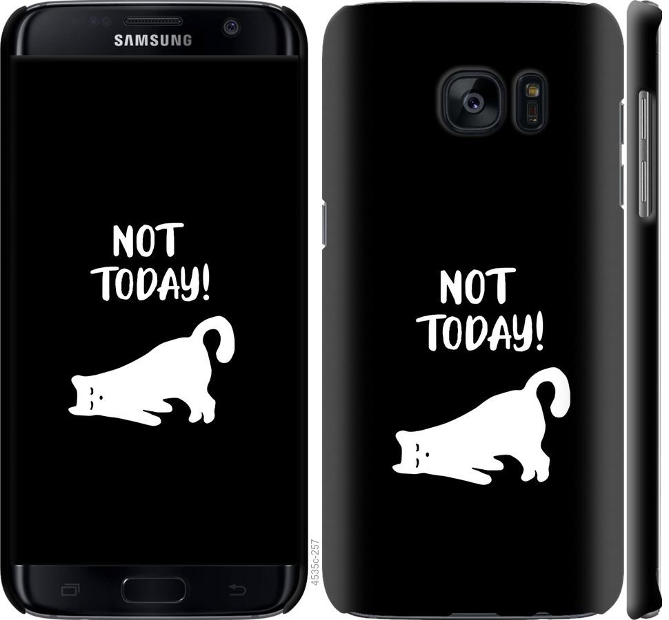 Чехол на Samsung Galaxy S7 Edge G935F Уставший кот