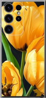 Чехол на Samsung Galaxy S24 Ultra Желтые тюльпаны
