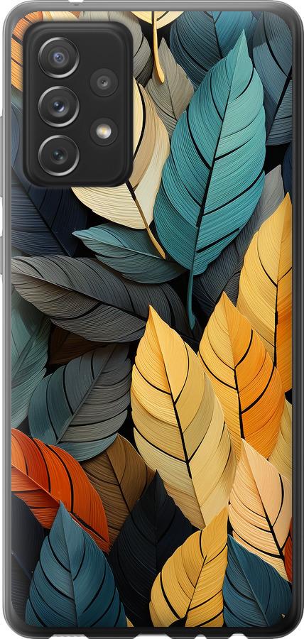 Чехол на Samsung Galaxy A72 A725F Кольорове листя