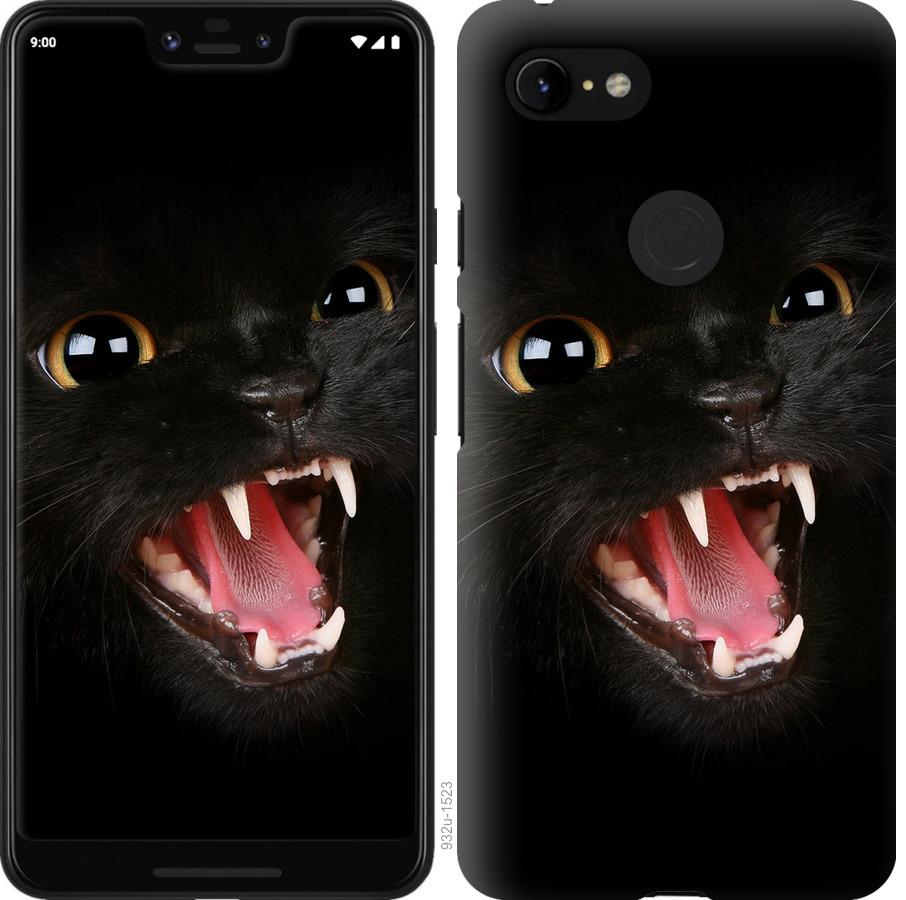 Чехол на Google Pixel 3 XL Чёрная кошка