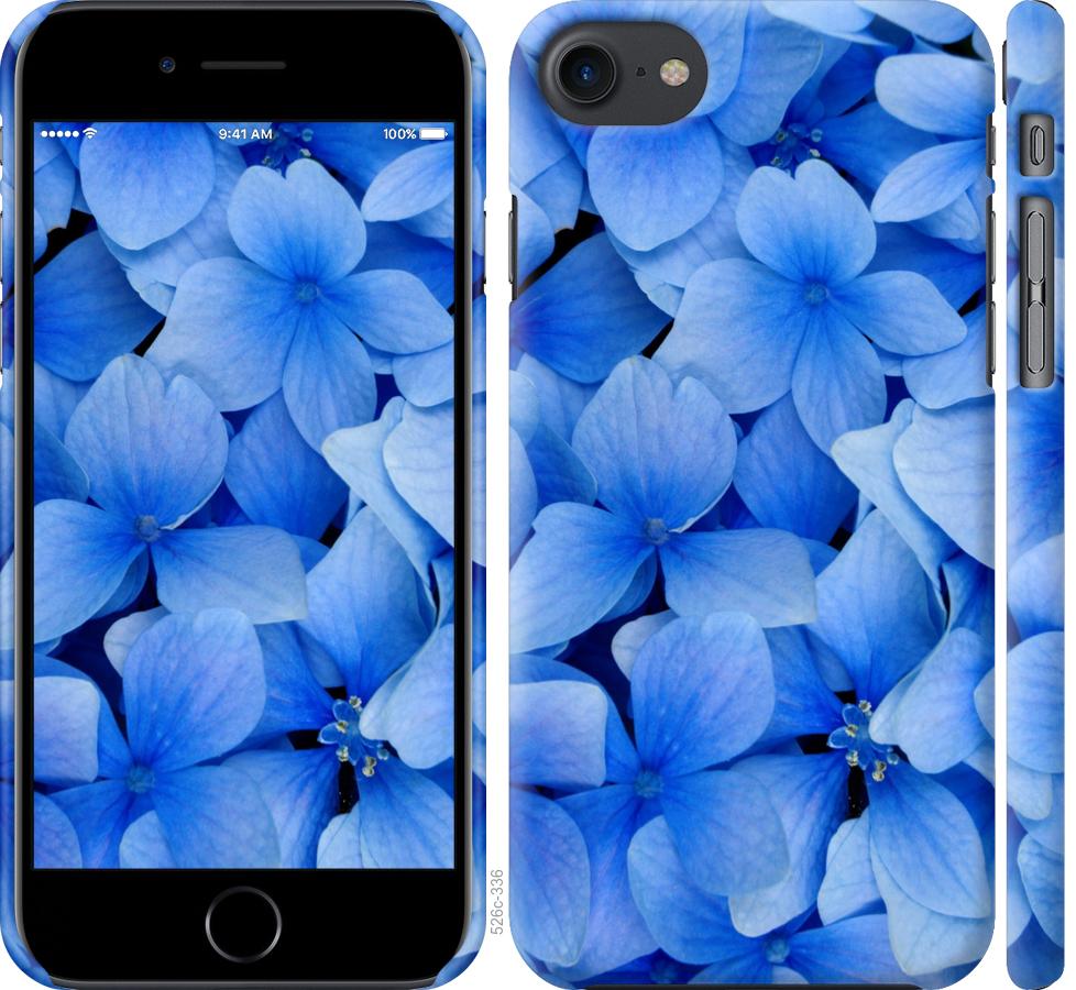 Чехол на iPhone 7 Синие цветы