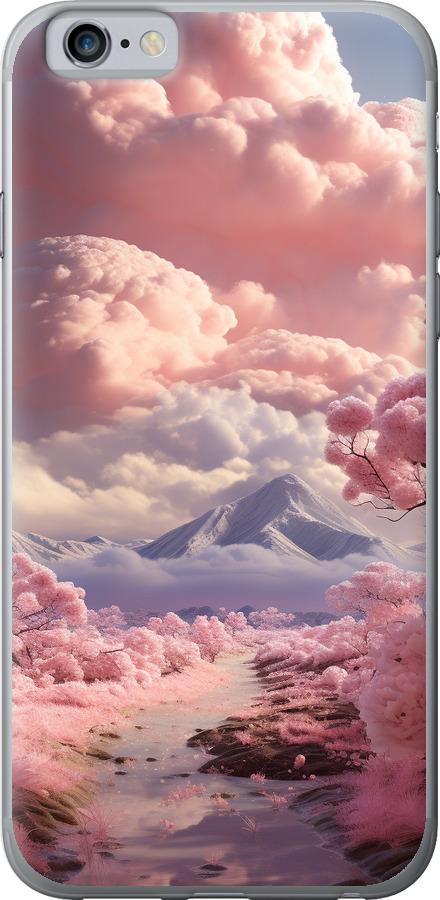 Чехол на iPhone 6s Розовые облака