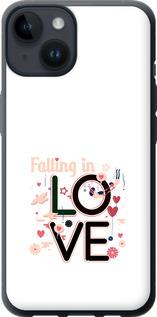 Чехол на iPhone 14 falling in love