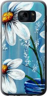 Чехол на Samsung Galaxy S7 G930F Красивые арт-ромашки