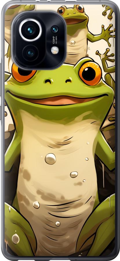 Чехол на Xiaomi Mi 11 Веселая жаба