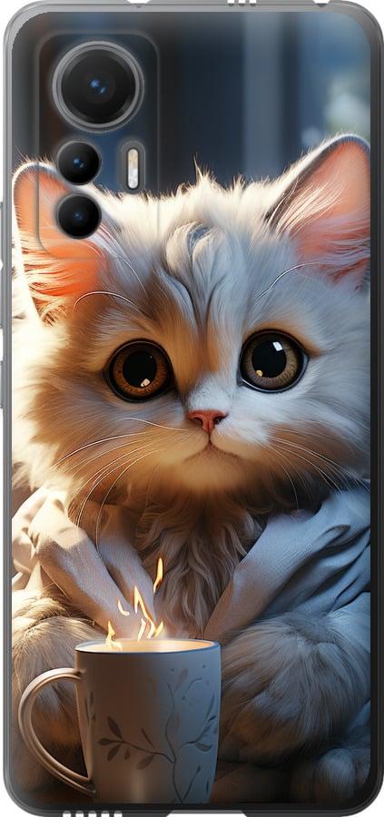 Чехол на Xiaomi 12 Lite White cat