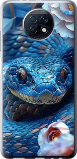 Чехол на Xiaomi Redmi Note 9T Blue Snake