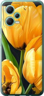 Чехол на Xiaomi Redmi Note 12 5G Желтые тюльпаны