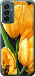 Чехол на Samsung Galaxy M23 M236B Желтые тюльпаны