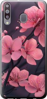 Чехол на Samsung Galaxy M30 Пурпурная сакура