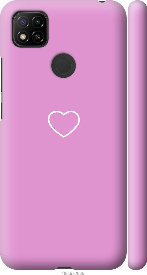 Чехол на Xiaomi Redmi 9C Сердце 2