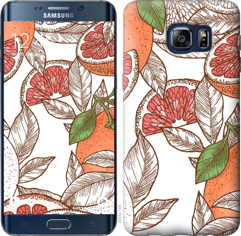 Чехол на Samsung Galaxy S6 Edge Plus G928 Апельсины