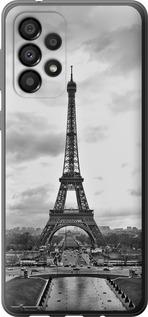 Чехол на Samsung Galaxy A33 5G A336B Чёрно-белая Эйфелева башня