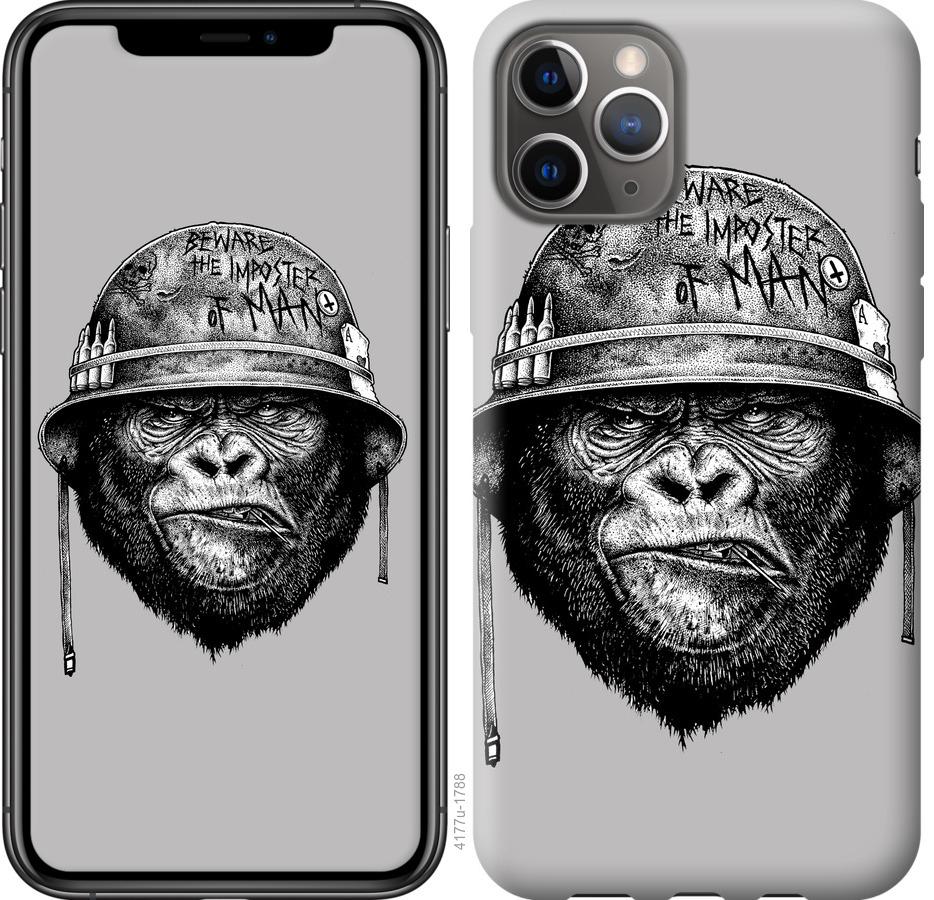 Чехол на iPhone 11 Pro military monkey