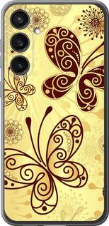 Чехол на Samsung Galaxy S23 FE Красивые бабочки