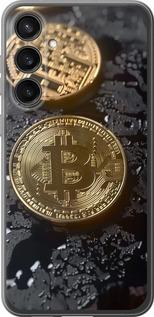 Чехол на Samsung Galaxy S23 FE Вулканический Bitcoin