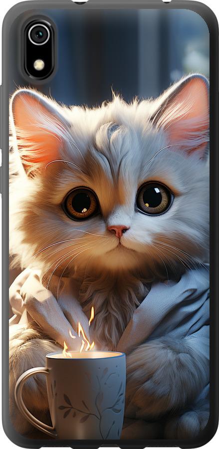 Чехол на Xiaomi Redmi 7A White cat