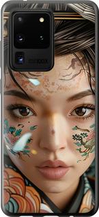 Чехол на Samsung Galaxy S20 Ultra Взгляд души самурая