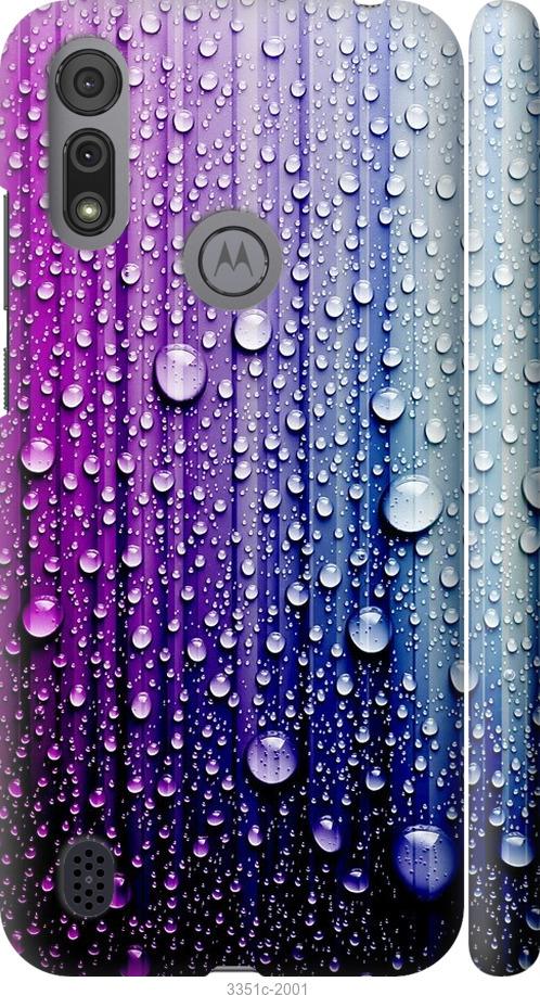 Чехол на Motorola E6s Капли воды