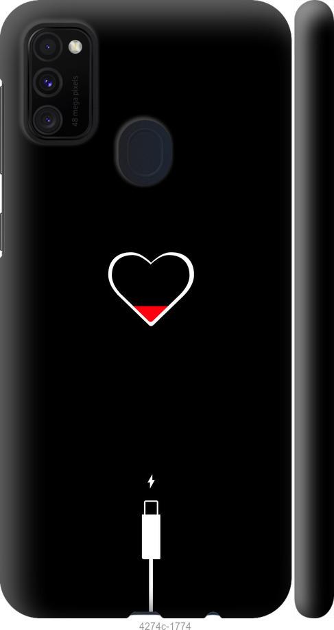 Чехол на Samsung Galaxy M30s 2019 Подзарядка сердца