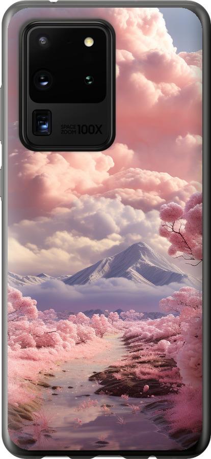 Чехол на Samsung Galaxy S20 Ultra Розовые облака