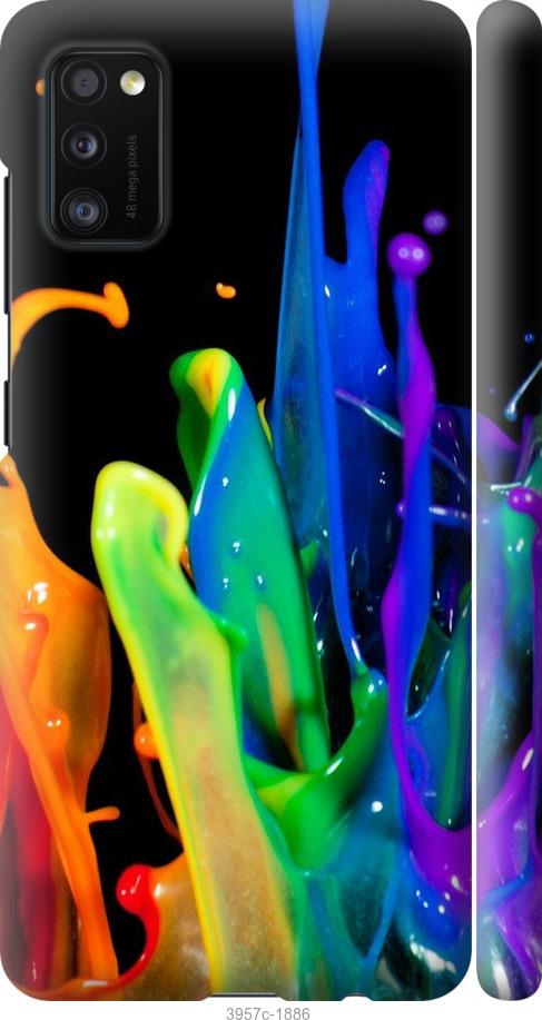 Чехол на Samsung Galaxy A41 A415F брызги краски