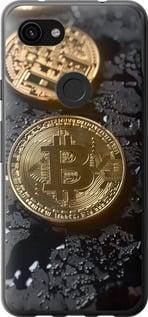 Чехол на Google Pixel 3a XL Вулканический Bitcoin