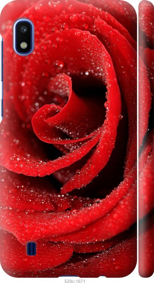Чехол на Samsung Galaxy A10 2019 A105F Красная роза