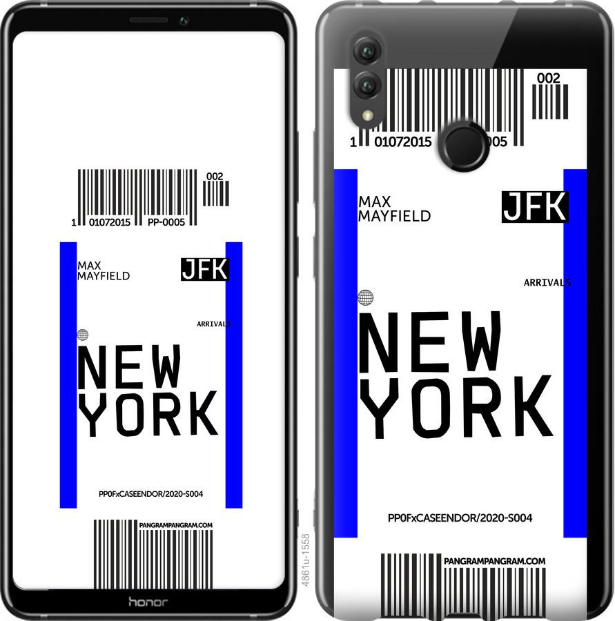 Чехол на Huawei Honor Note 10 New York