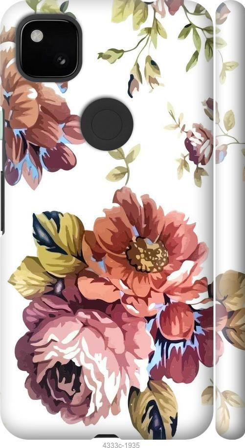Чехол на Google Pixel 4A Vintage flowers