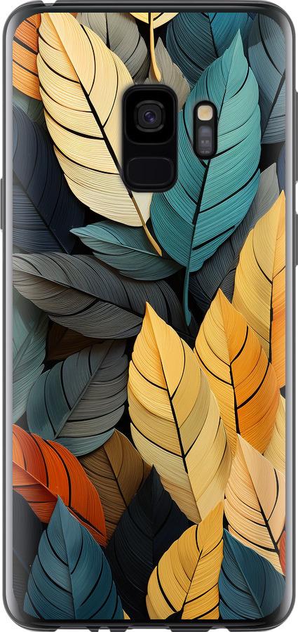 Чехол на Samsung Galaxy S9 Кольорове листя