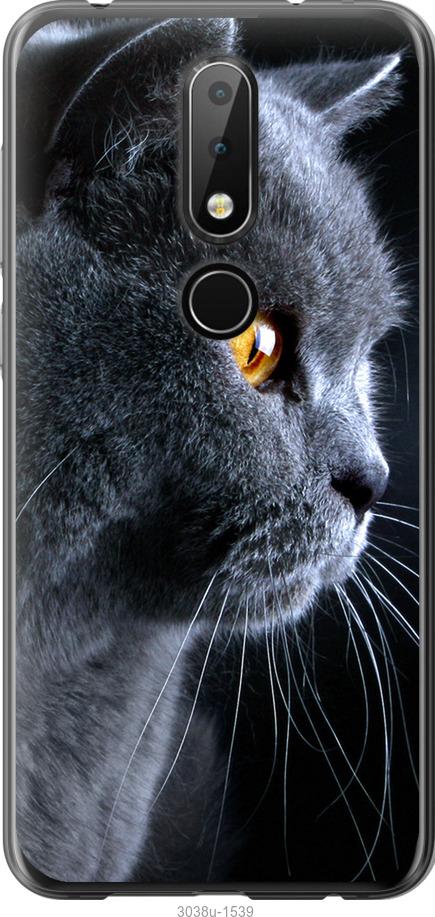 Чехол на Nokia 6.1 Plus Красивый кот