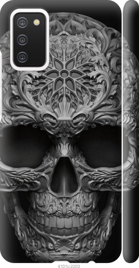 Чехол на Samsung Galaxy A02s A025F skull-ornament