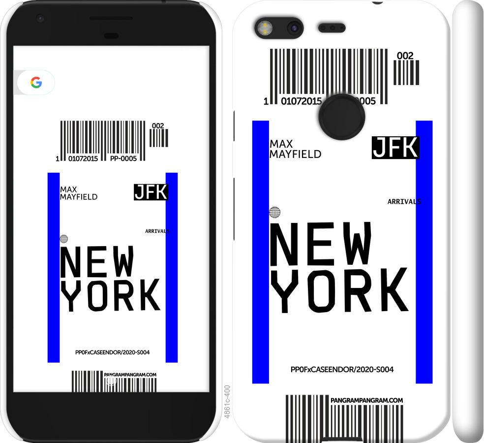 Чехол на Google Pixel New York