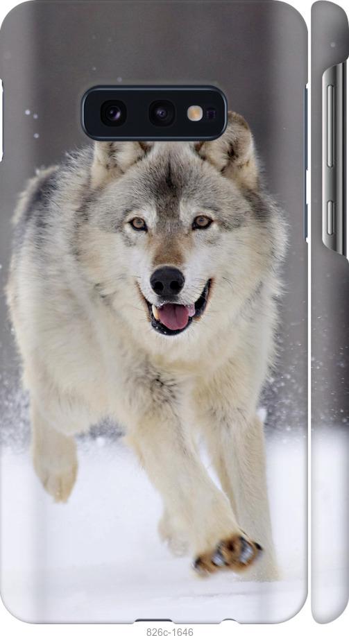 Чехол на Samsung Galaxy S10e Бегущий волк