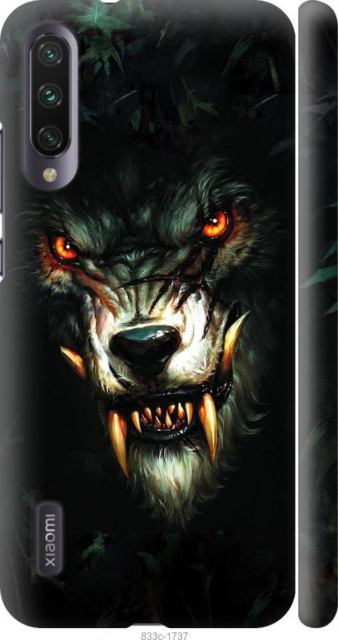 Чехол на Xiaomi Mi A3 Дьявольский волк