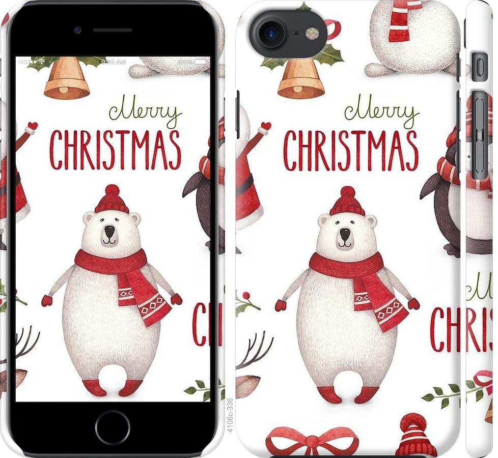 Чехол на iPhone 7 Merry Christmas
