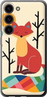 Чехол на Samsung Galaxy S23 Rainbow fox