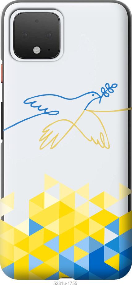 Чехол на Google Pixel 4 Птица мира