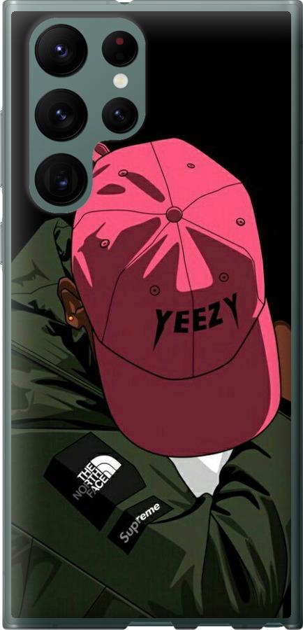 Чехол на Samsung Galaxy S22 Ultra logo de yeezy