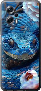 Чехол на Xiaomi Redmi Note 11T Pro Blue Snake
