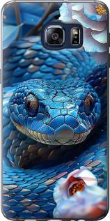 Чехол на Samsung Galaxy S6 Edge Plus G928 Blue Snake