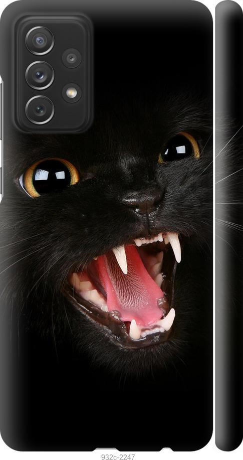 Чехол на Samsung Galaxy A72 A725F Чёрная кошка
