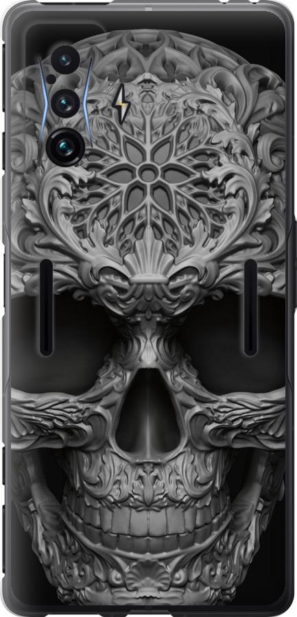 Чехол на Xiaomi Poco F4 GT skull-ornament