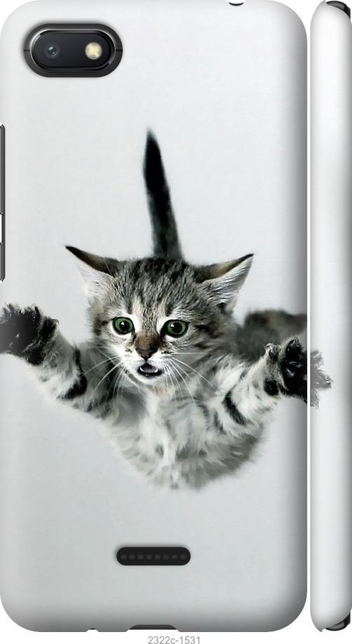Чехол на Xiaomi Redmi 6A Летящий котёнок