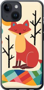 Чехол на iPhone 14 Rainbow fox